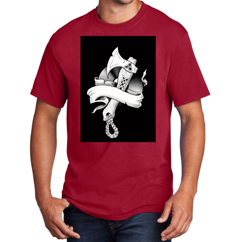 Viking Ax Music  Aesthetic Cute Basic T-shirt | Artistshot