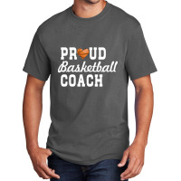 Basketball Coach Shirt - Proud Basketball Coach-m18ld Basic T-shirt | Artistshot