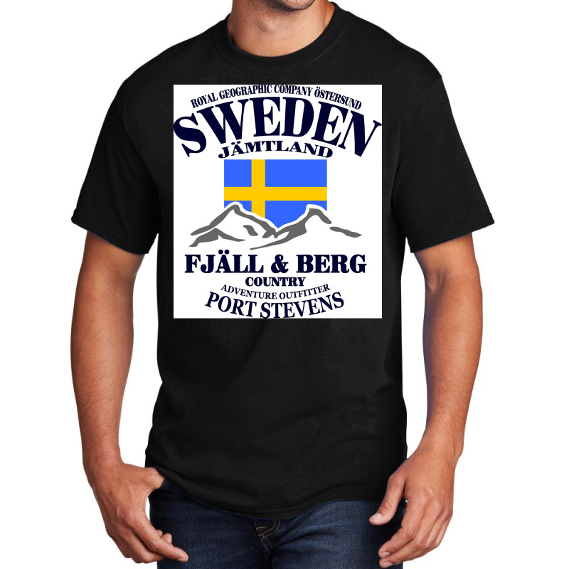 Sweden Fjll Amp Berg  Red Basic T-shirt | Artistshot