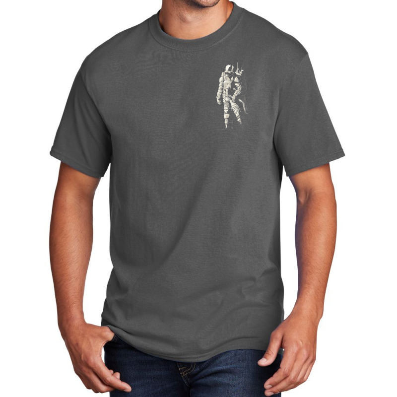 Pondering Astronaut Basic T-shirt | Artistshot