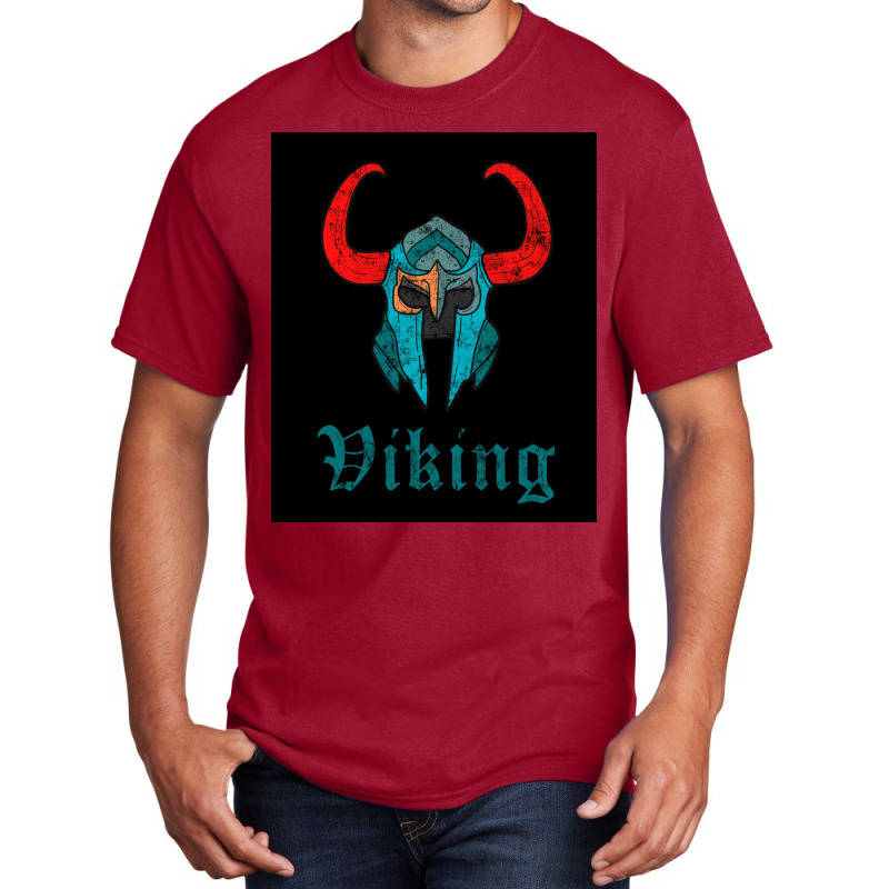 Viking Warrior Helmet  Summer Gift Basic T-shirt | Artistshot