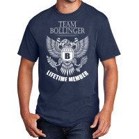 Bollinger Name Team Shirt Bollinger Lifetime Member Basic T-shirt | Artistshot