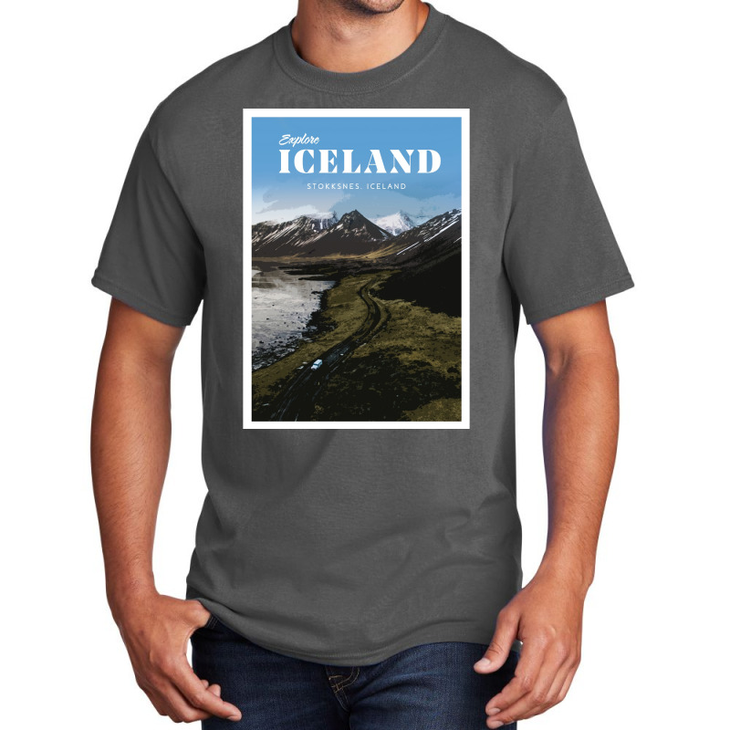 Visit Stokksnes Iceland  Cool Music Basic T-shirt | Artistshot