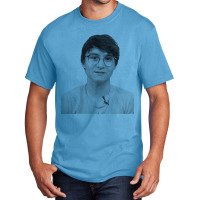 Michael Reeves Headshot Drawing Merch Online Basic T-shirt | Artistshot