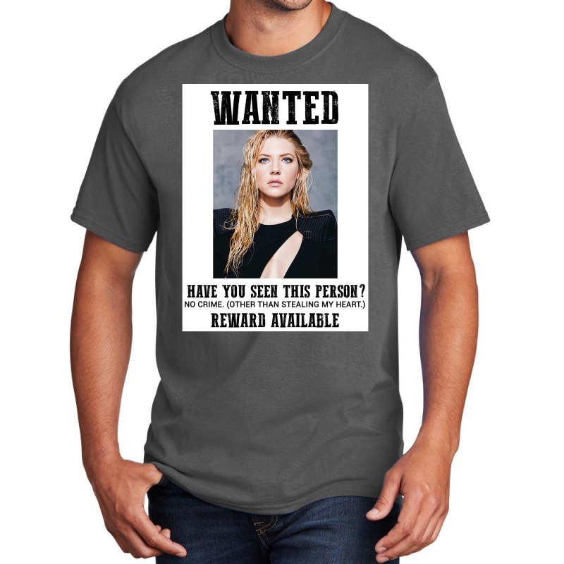 Wanted Katheryn Winnick  Retro Girl Basic T-shirt | Artistshot