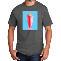 Red Milkshake Pop Art Basic T-shirt | Artistshot