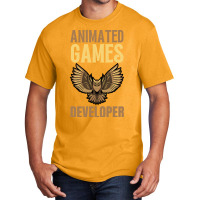 Animated Games Developer Basic T-shirt | Artistshot