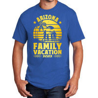 Arizona Family Vacation 2022 Gold Summer Vacation Trip Palm Trees Basic T-shirt | Artistshot