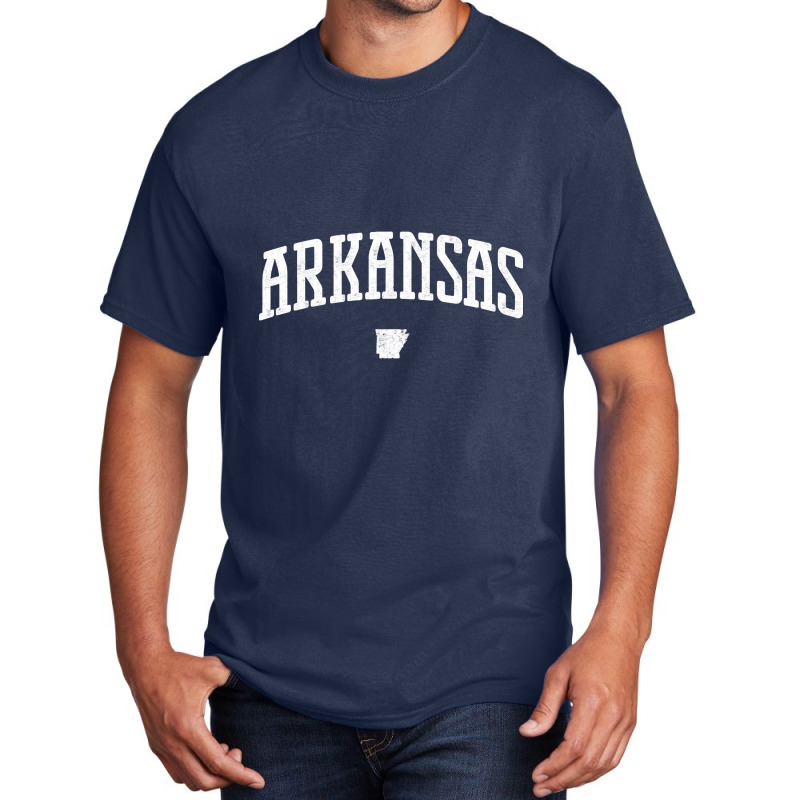 Arkansas Vintage Style Basic T-shirt by ternacanuda | Artistshot