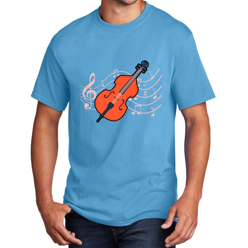 Contra Bass Player Classic T Basic T-shirt by johnjoKaang | Artistshot