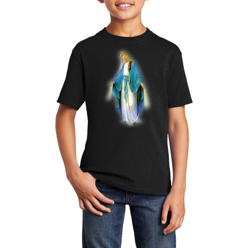 Hot Trend Mary, Blessed Mother Catholic Basic Youth T-shirt by femalesbaubles | Artistshot