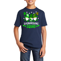 Funny Time For Shenanigans Squad St Patrick's Day Gnomes T Shirt Basic Youth T-shirt | Artistshot