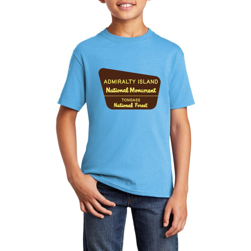 Admiralty Island National Monument Sign Basic Youth T-shirt by Binzdodi | Artistshot