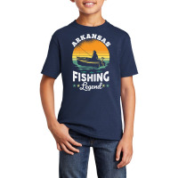 Arkansas Fishing Legend Usa Fisher Gifts Basic Youth T-shirt | Artistshot