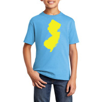 New Jersey Yellow Basic Youth T-shirt | Artistshot