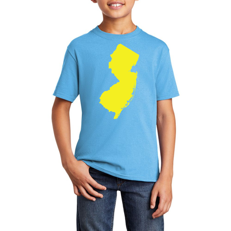 New Jersey Yellow Basic Youth T-shirt by mrbigzeroht | Artistshot