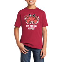 I'm Feeling Crabby Cute Kawaii Basic Youth T-shirt | Artistshot