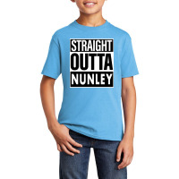 Nunley Name Straight Outta Nunley Basic Youth T-shirt | Artistshot