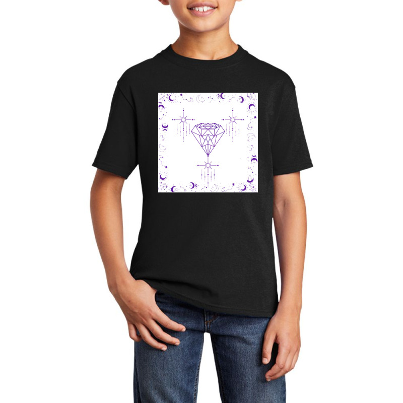 Celestial Geometry Basic Youth T-shirt by BrianneRemers65 | Artistshot