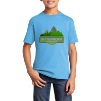 Bitterroot National Forest Mt State, Montana Usa, Nature Landscape Basic Youth T-shirt | Artistshot