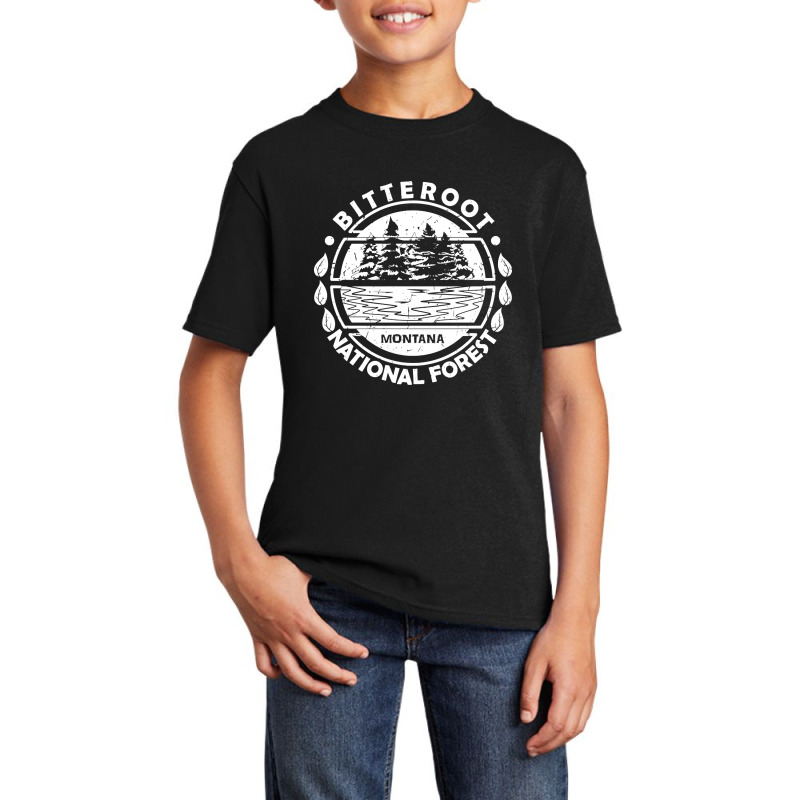 Bitterroot National Forest, Montana State, Nature Landscape-rjrn6 Basic Youth T-shirt by kayakbetween30 | Artistshot