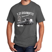 Back To The Future 1.21 Gigawatts Delorean Car Basic T-shirt | Artistshot