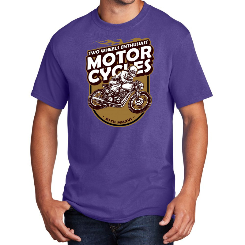 Bikers Society Artwork Ea Basic T-shirt by Claire J Tinsley | Artistshot