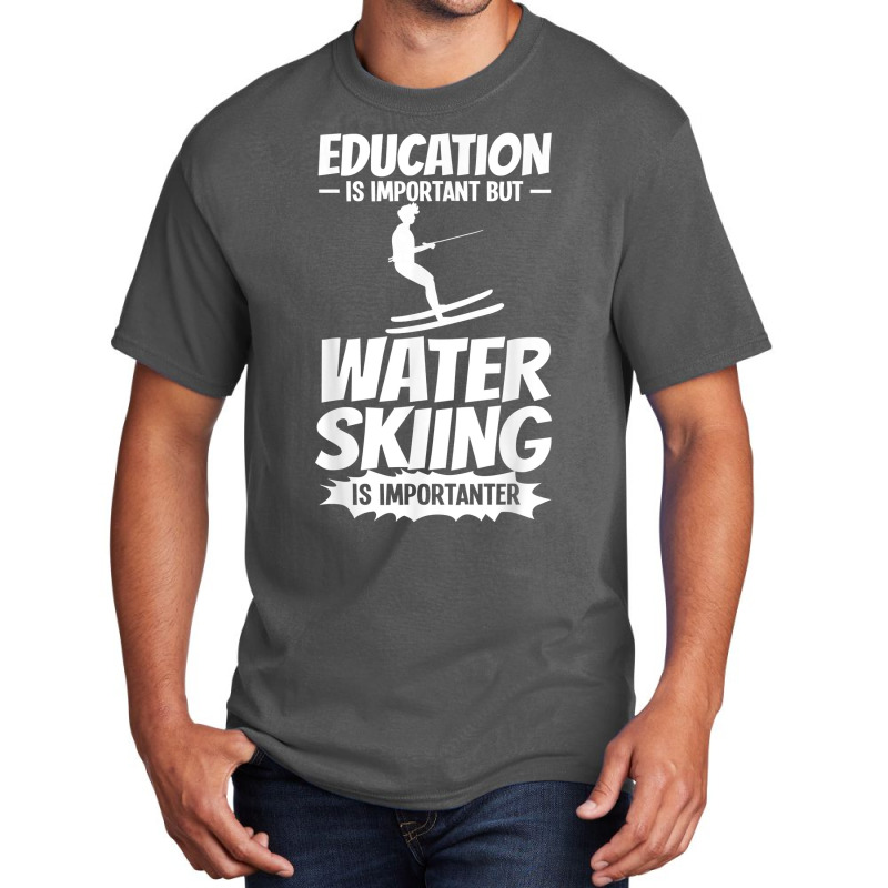 Water Skiing Boat Beginner Board Skier Waterski Trainer T Shirt Basic T-shirt | Artistshot