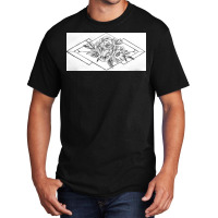 Art Deco Flower Basic T-shirt | Artistshot