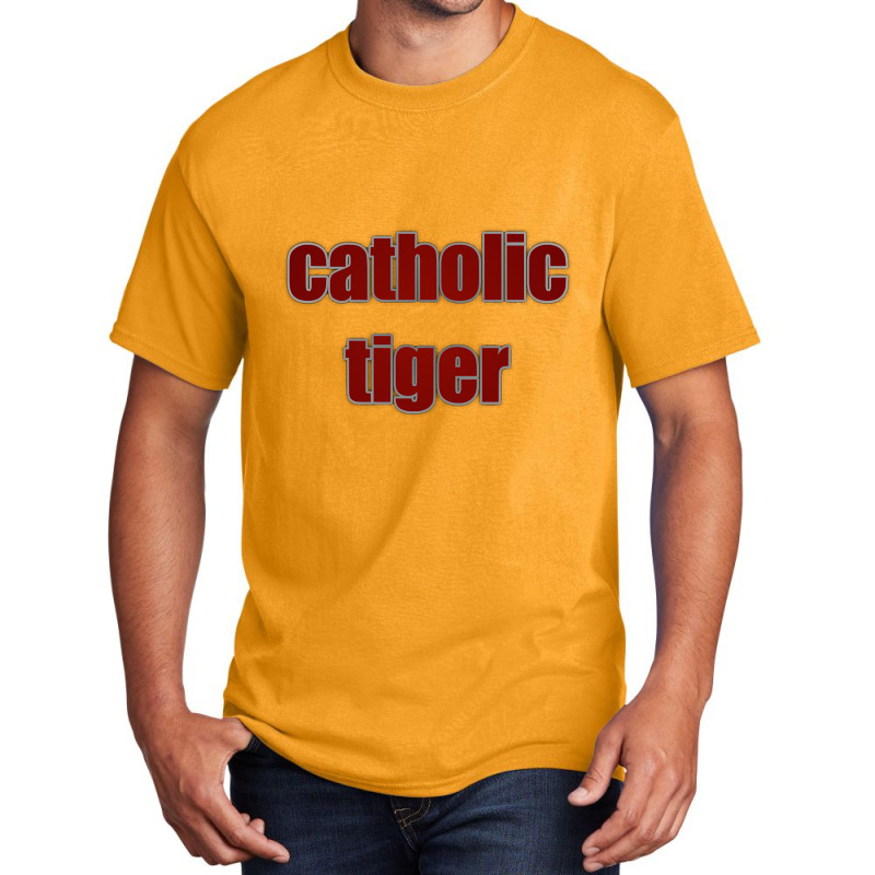 Catholic  Tiger From Catholic Pack Basic T-shirt | Artistshot