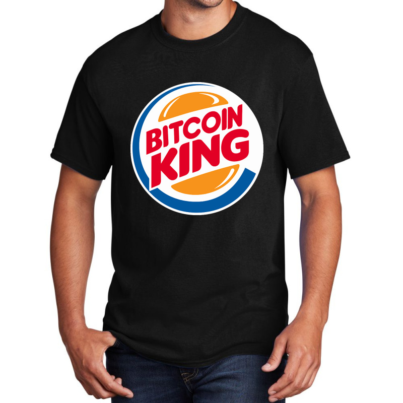 Bitcoin King Basic T-shirt | Artistshot