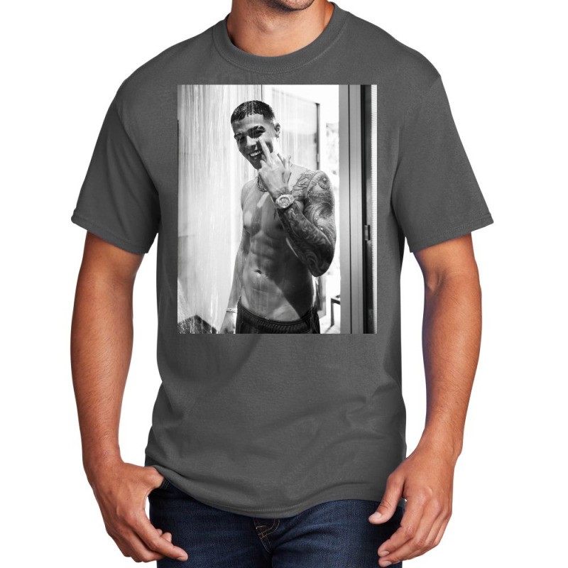 Lunay Shirtless Black And White Basic T-shirt | Artistshot