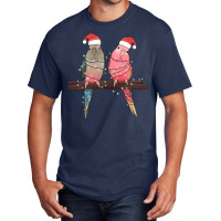 Christmas Parrots Basic T-shirt | Artistshot