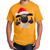 Christmas Sheep Basic T-shirt | Artistshot