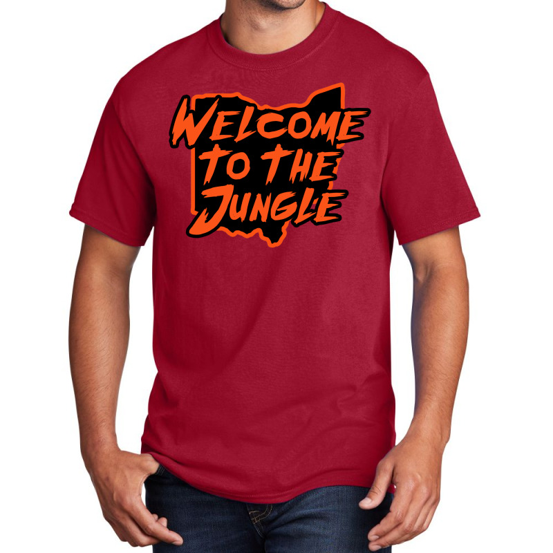 Welcome To The Jungle   White Basic T-shirt by jhoverprogga0 | Artistshot