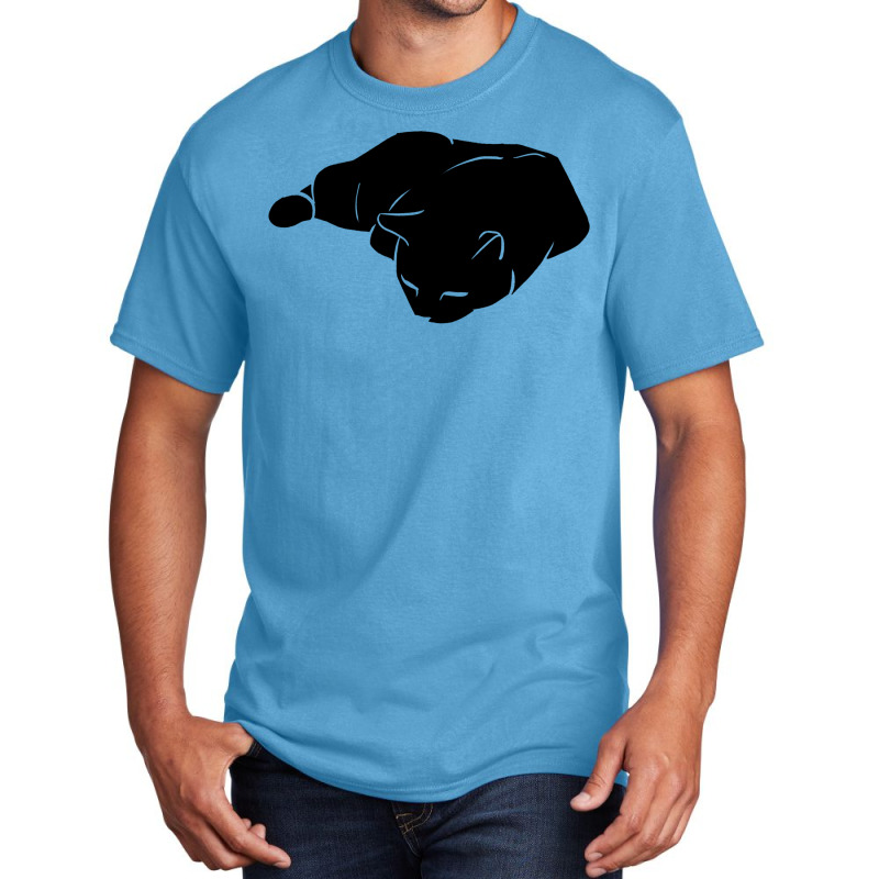 Cat Sleep Silhouette Basic T-shirt | Artistshot