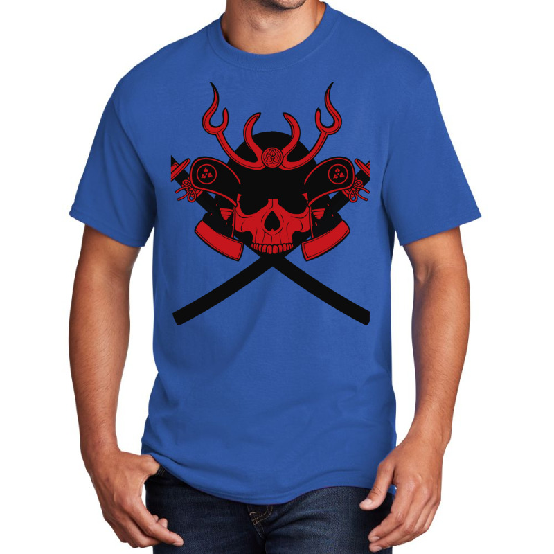 Samurai Hats Basic T-shirt by apolitery | Artistshot