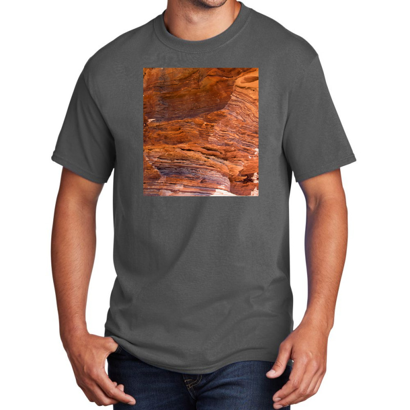 Sedimentary Rock Formation 2 Basic T-shirt by PhillipVickers | Artistshot