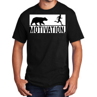 Bear Exercise Motivation Poster Copy Basic T-shirt | Artistshot