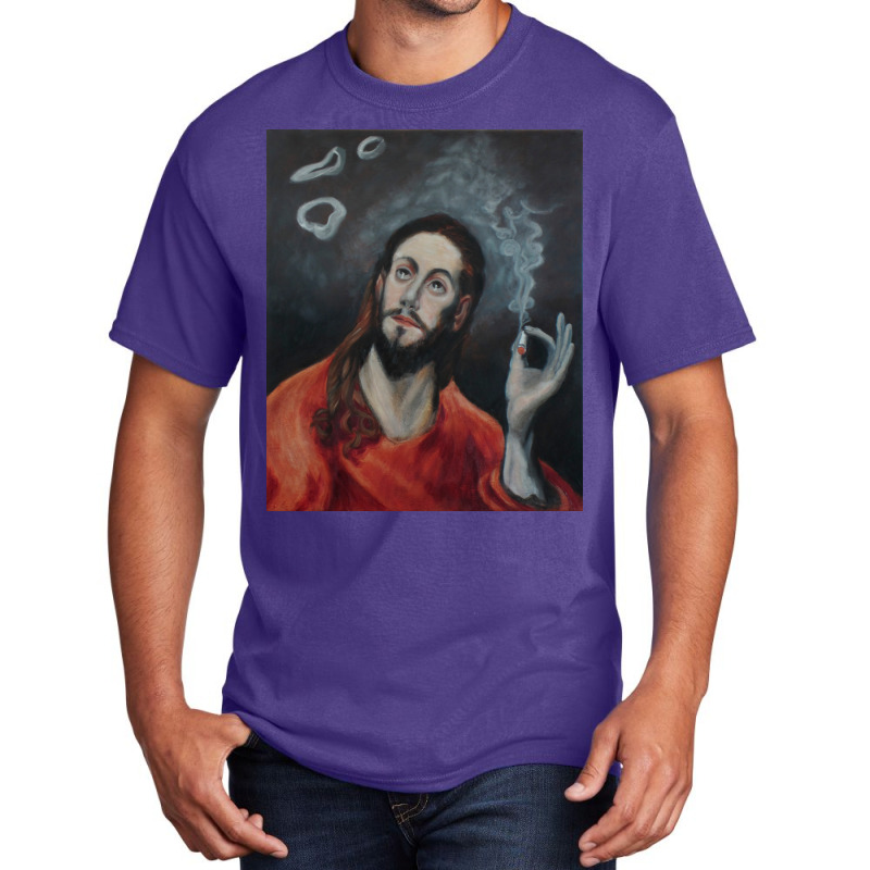 Holy Smoke Poster Copy Basic T-shirt | Artistshot