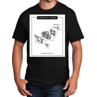 Camera Anatomy Poster Basic T-shirt | Artistshot