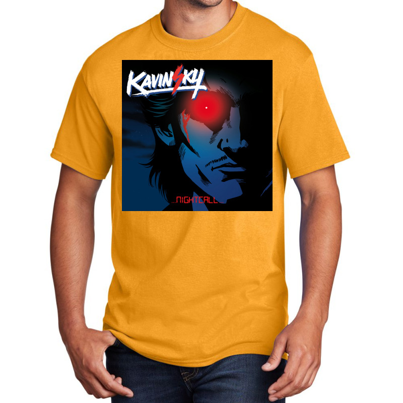 Kavinsky Poster Basic T-shirt | Artistshot