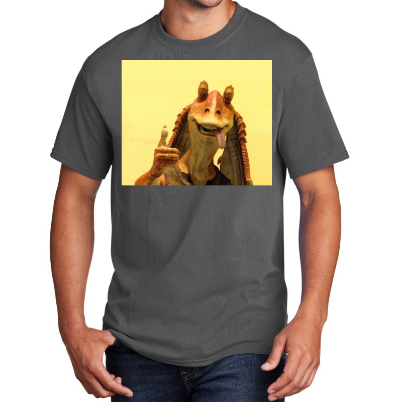 Silly Jar Jar Binks Poster Basic T-shirt | Artistshot