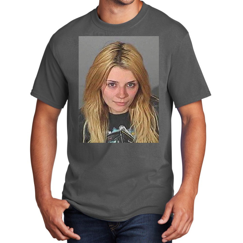 Mischa Barton Mugshot (2007) Poster Copy Copy Basic T-shirt | Artistshot