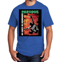 Parkour   No Limits No Boundaries Poster Basic T-shirt | Artistshot