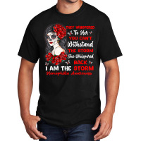 I Am The Storm Afro Hippie Hemophilia Warrior T Shirt Basic T-shirt | Artistshot