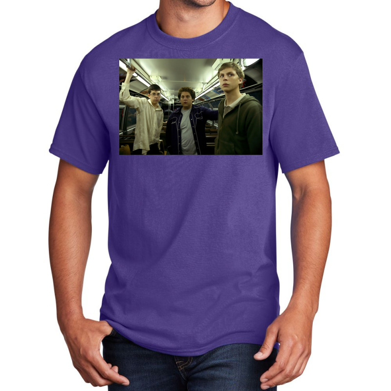 Superbad Train Scene Still Superbad Basic T-shirt | Artistshot