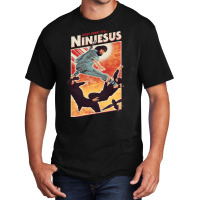 The Jesus Ninja Basic T-shirt | Artistshot