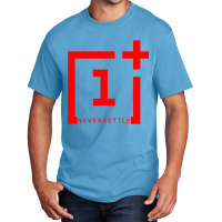 Oneplus Never Settle Basic T-shirt | Artistshot