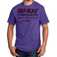 Oh Kay Plumbing Basic T-shirt | Artistshot